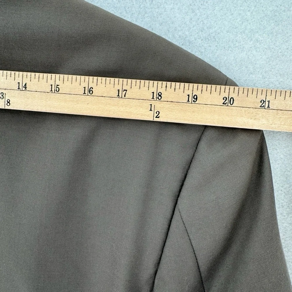 Vintage Brooks Brothers Blazer Mens‎ 43 Long Two Button Wool Brown Jacket USA
